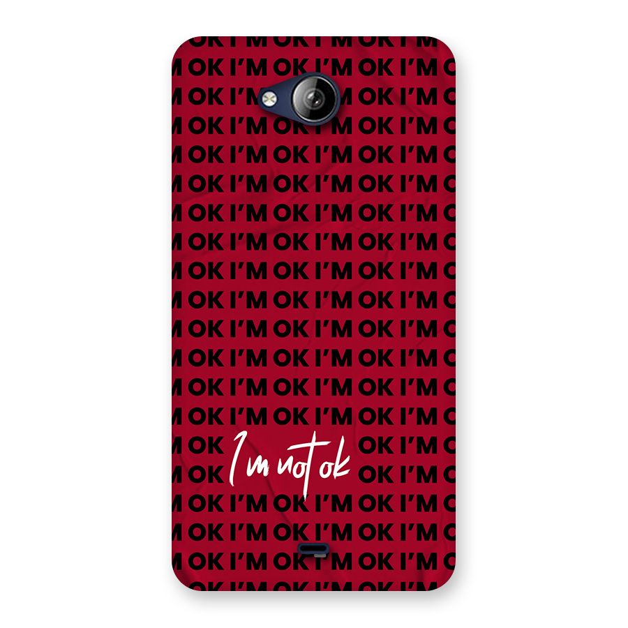 Really Not Ok Back Case for Canvas Play Q355