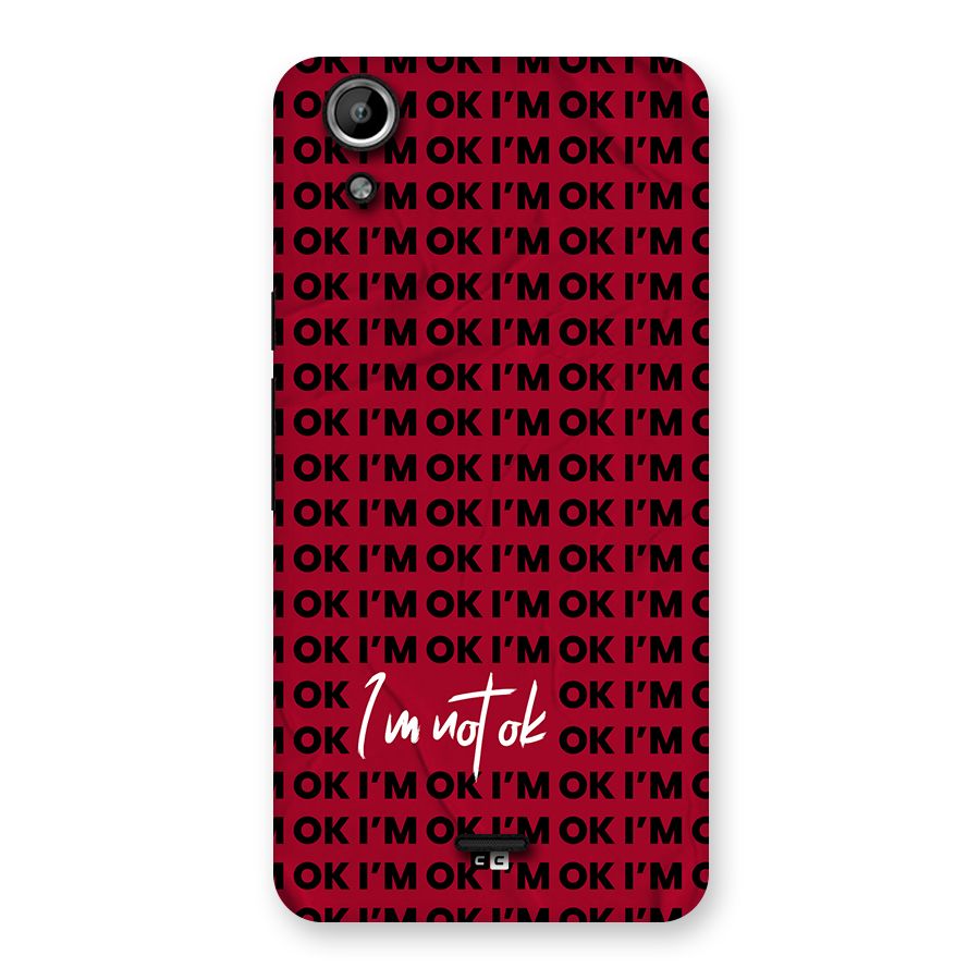 Really Not Ok Back Case for Canvas Selfie Lens Q345