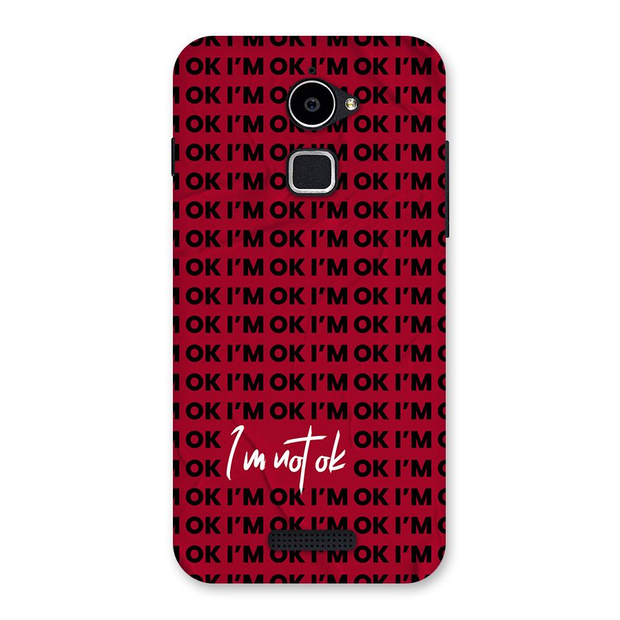 Really Not Ok Back Case for Coolpad Note 3 Lite