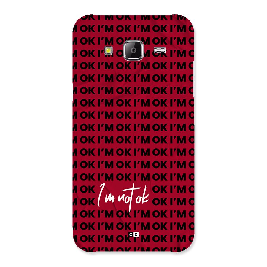 Really Not Ok Back Case for Galaxy J2 Prime