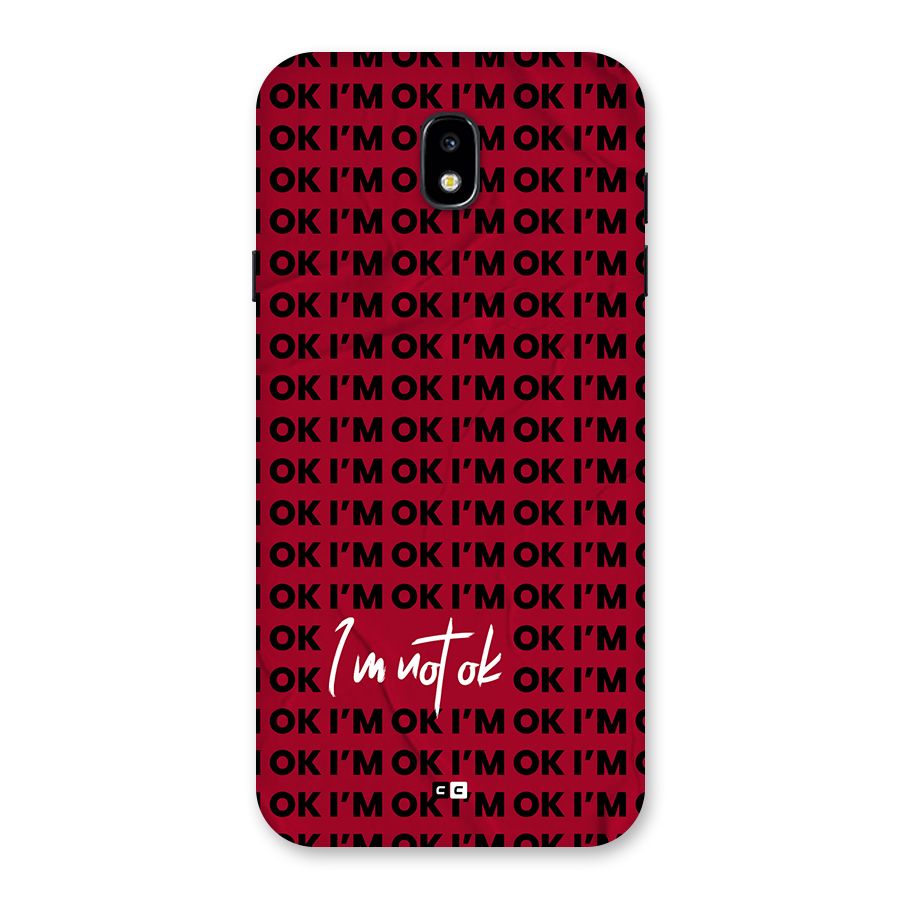 Really Not Ok Back Case for Galaxy J7 Pro