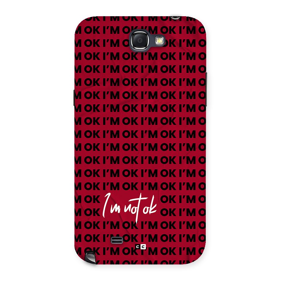 Really Not Ok Back Case for Galaxy Note 2