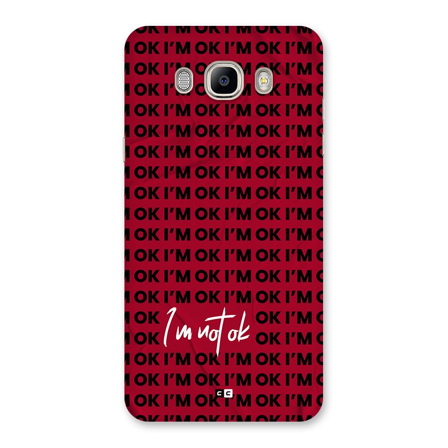 Really Not Ok Back Case for Galaxy On8