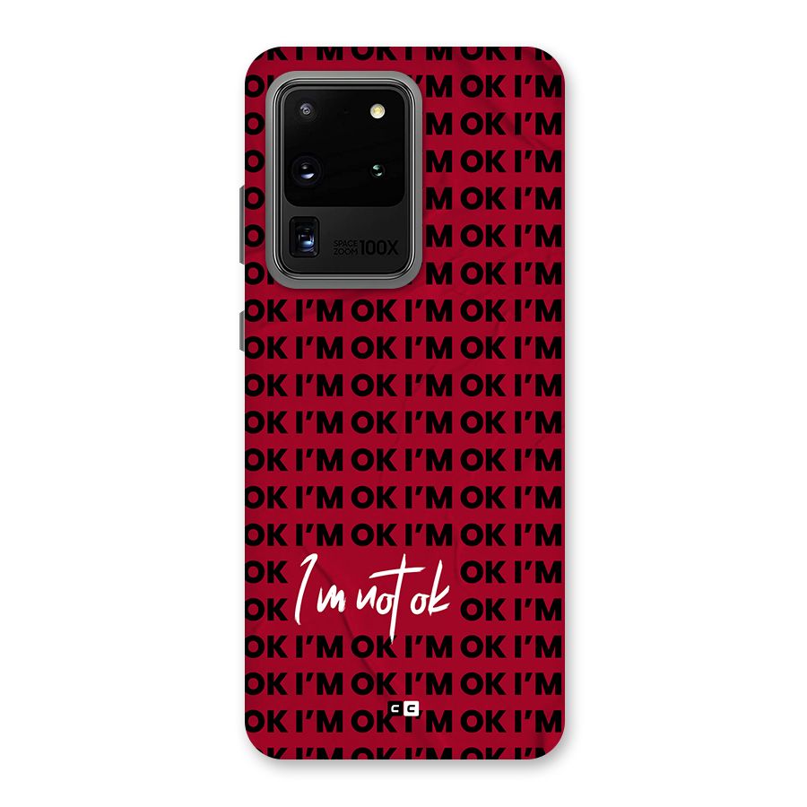 Really Not Ok Back Case for Galaxy S20 Ultra