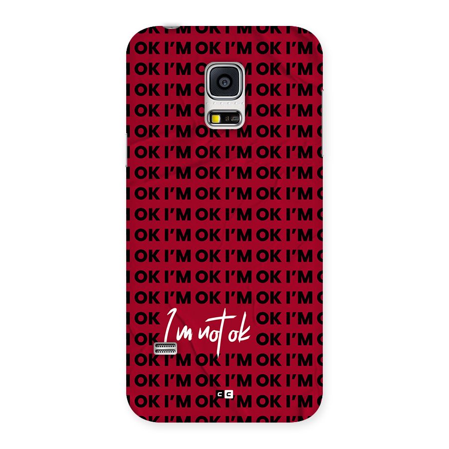 Really Not Ok Back Case for Galaxy S5 Mini