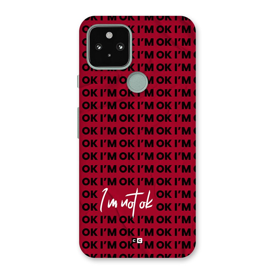 Really Not Ok Back Case for Google Pixel 5