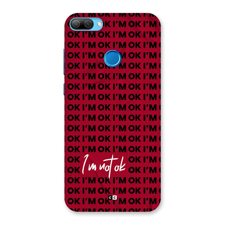 Really Not Ok Back Case for Honor 9N