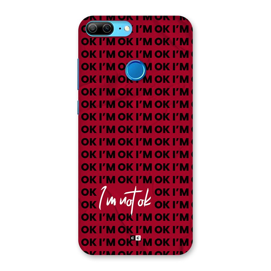 Really Not Ok Back Case for Honor 9 Lite