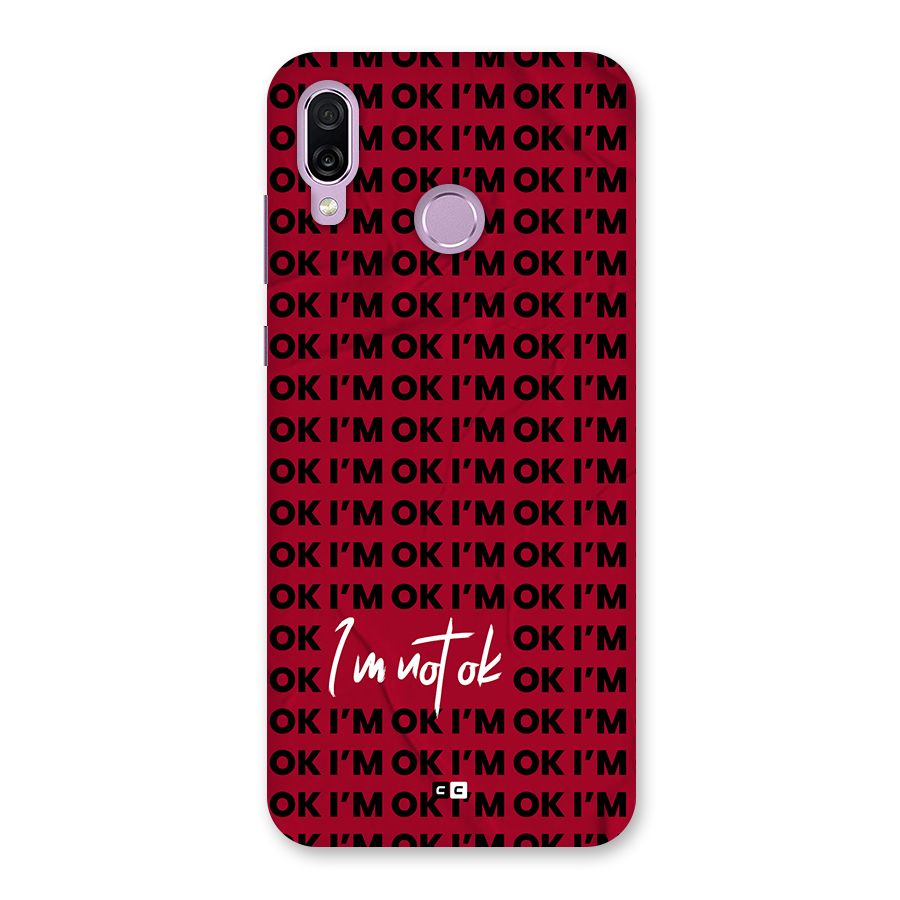 Really Not Ok Back Case for Honor Play