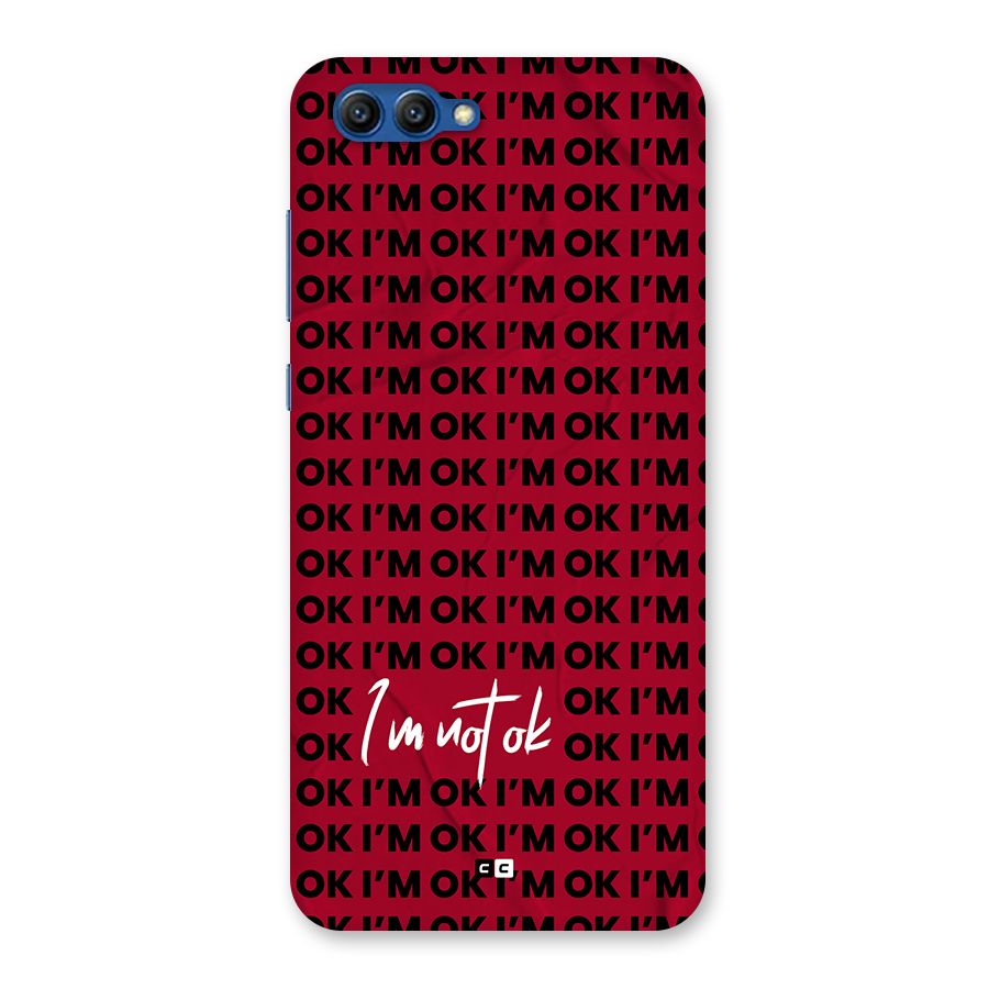 Really Not Ok Back Case for Honor View 10