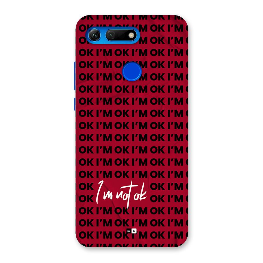 Really Not Ok Back Case for Honor View 20