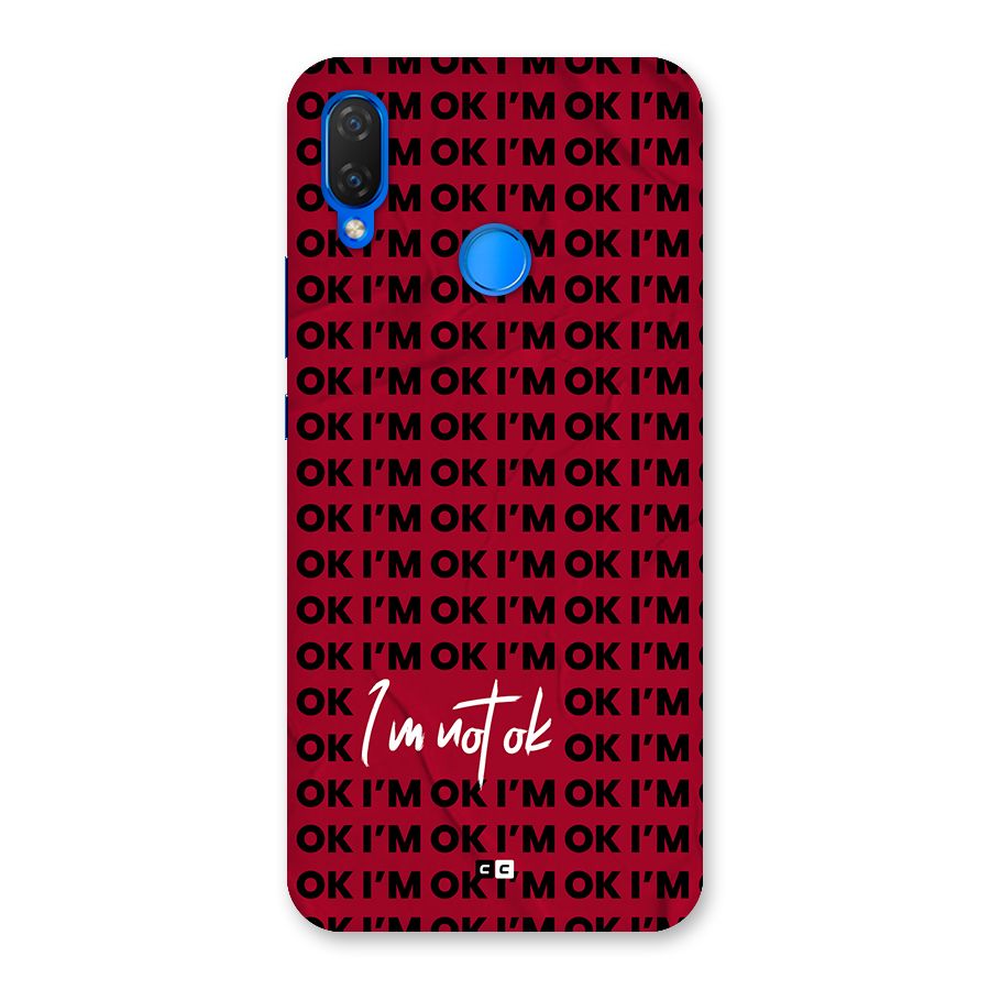 Really Not Ok Back Case for Huawei P Smart Plus