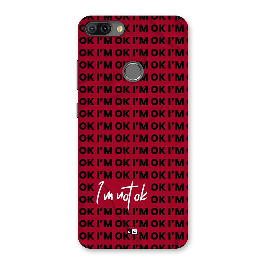 Really Not Ok Back Case for Infinix Hot 6 Pro