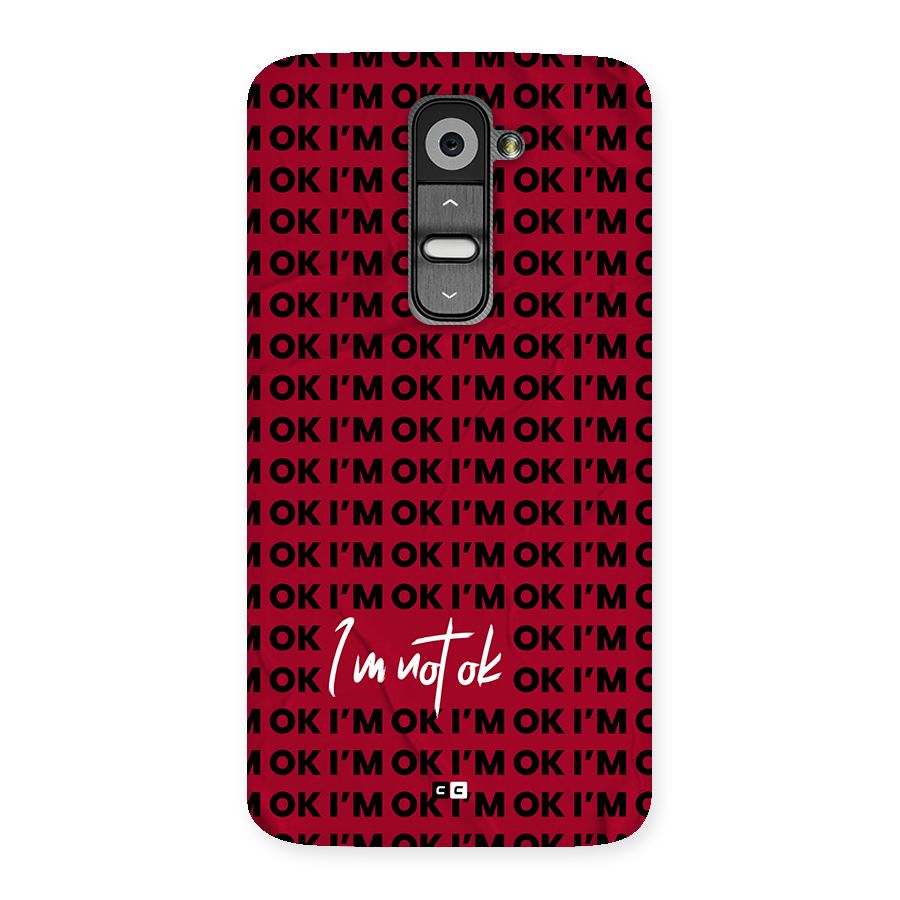 Really Not Ok Back Case for LG G2