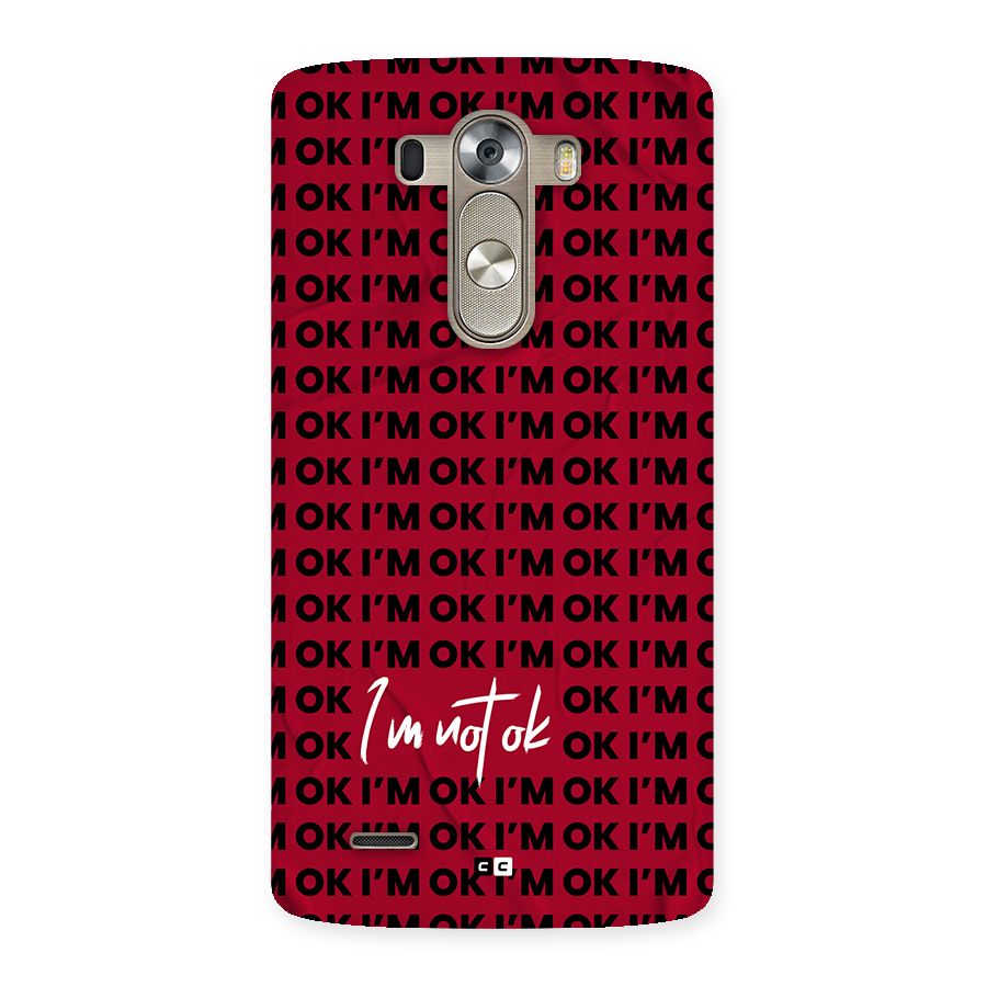 Really Not Ok Back Case for LG G3