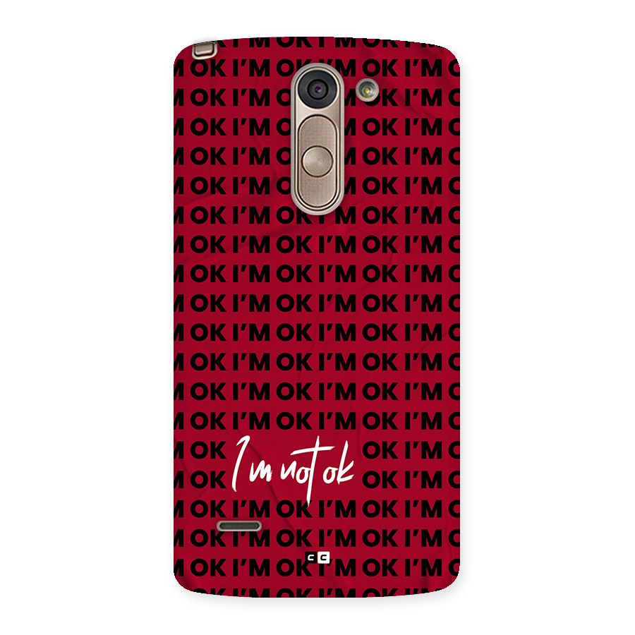 Really Not Ok Back Case for LG G3 Stylus