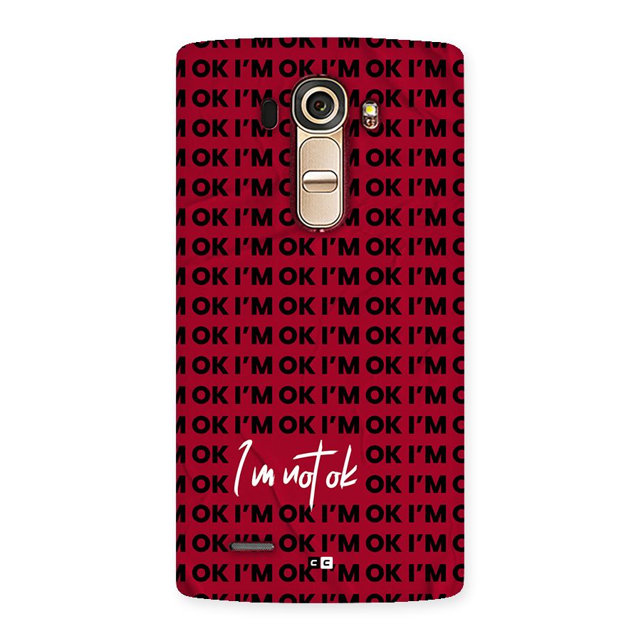 Really Not Ok Back Case for LG G4