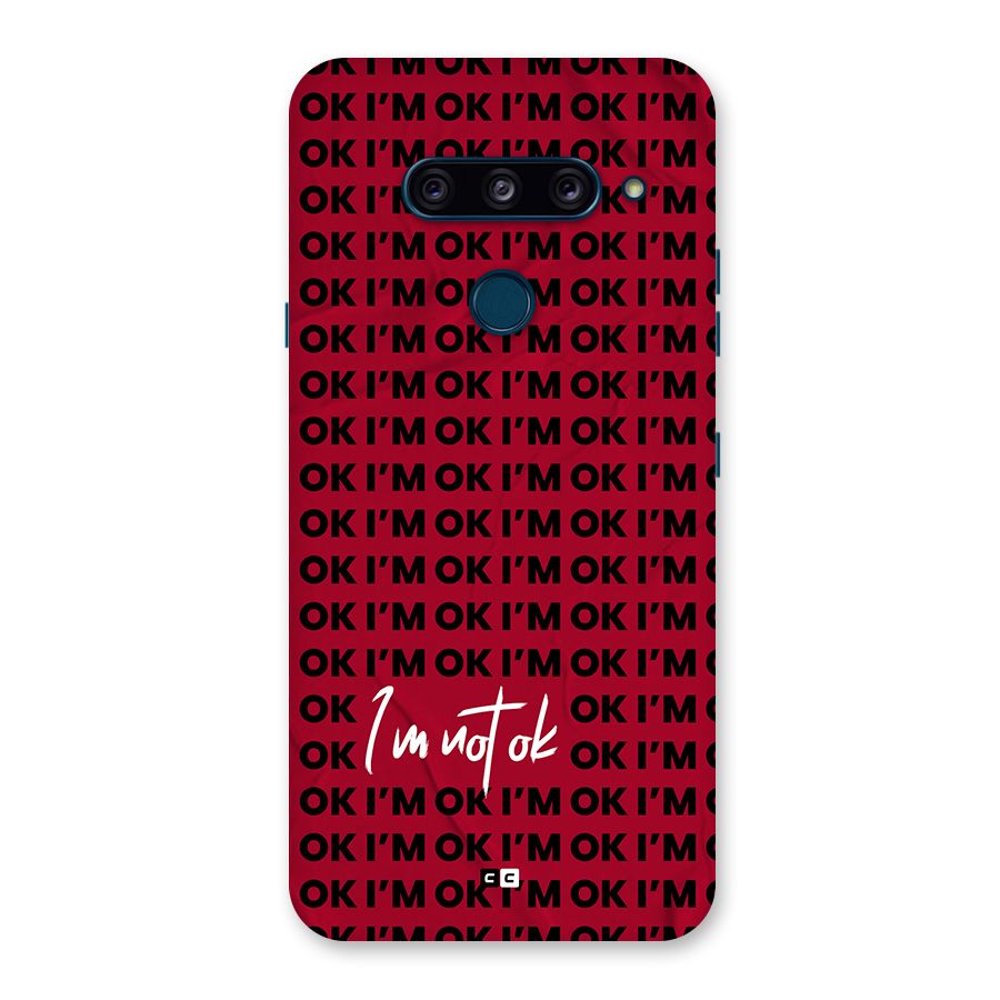 Really Not Ok Back Case for LG  V40 ThinQ