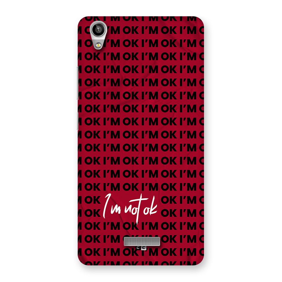Really Not Ok Back Case for Lava Pixel V1