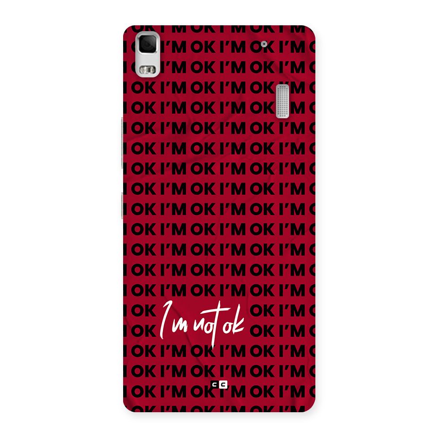 Really Not Ok Back Case for Lenovo A7000