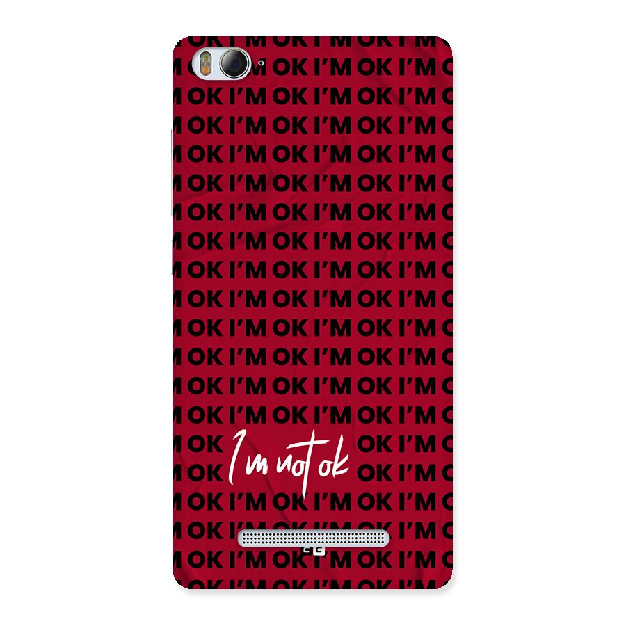 Really Not Ok Back Case for Mi4i