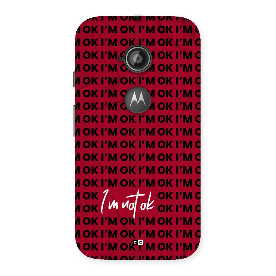 Really Not Ok Back Case for Moto E 2nd Gen
