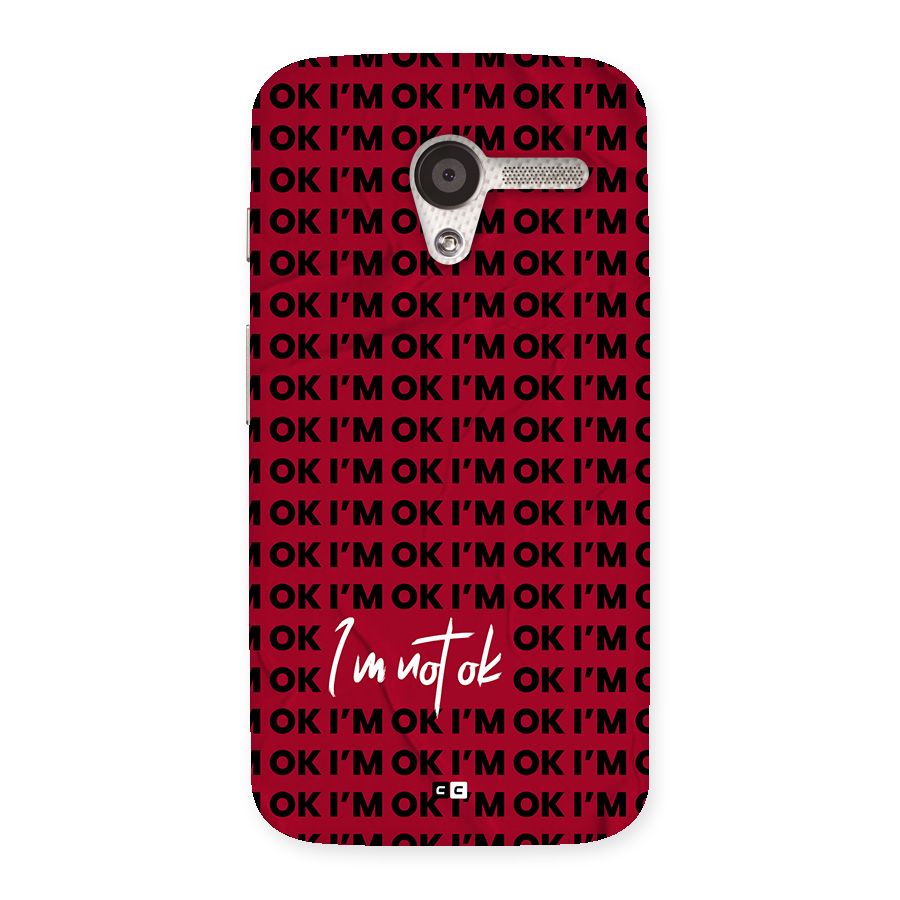 Really Not Ok Back Case for Moto X