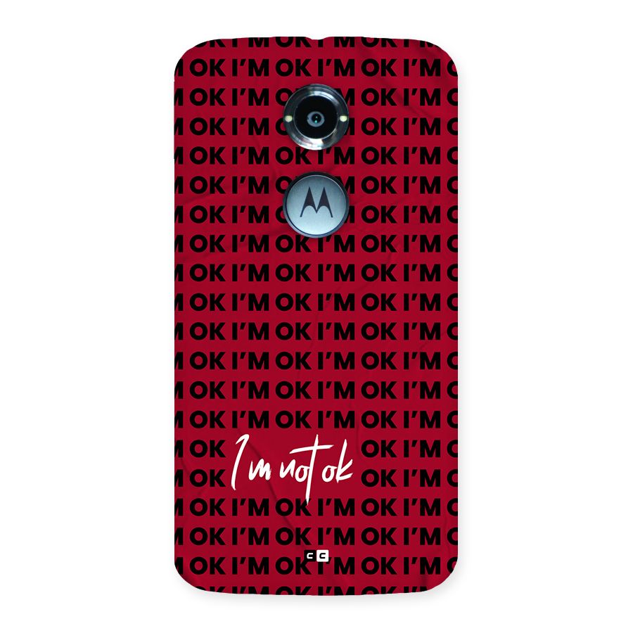 Really Not Ok Back Case for Moto X2