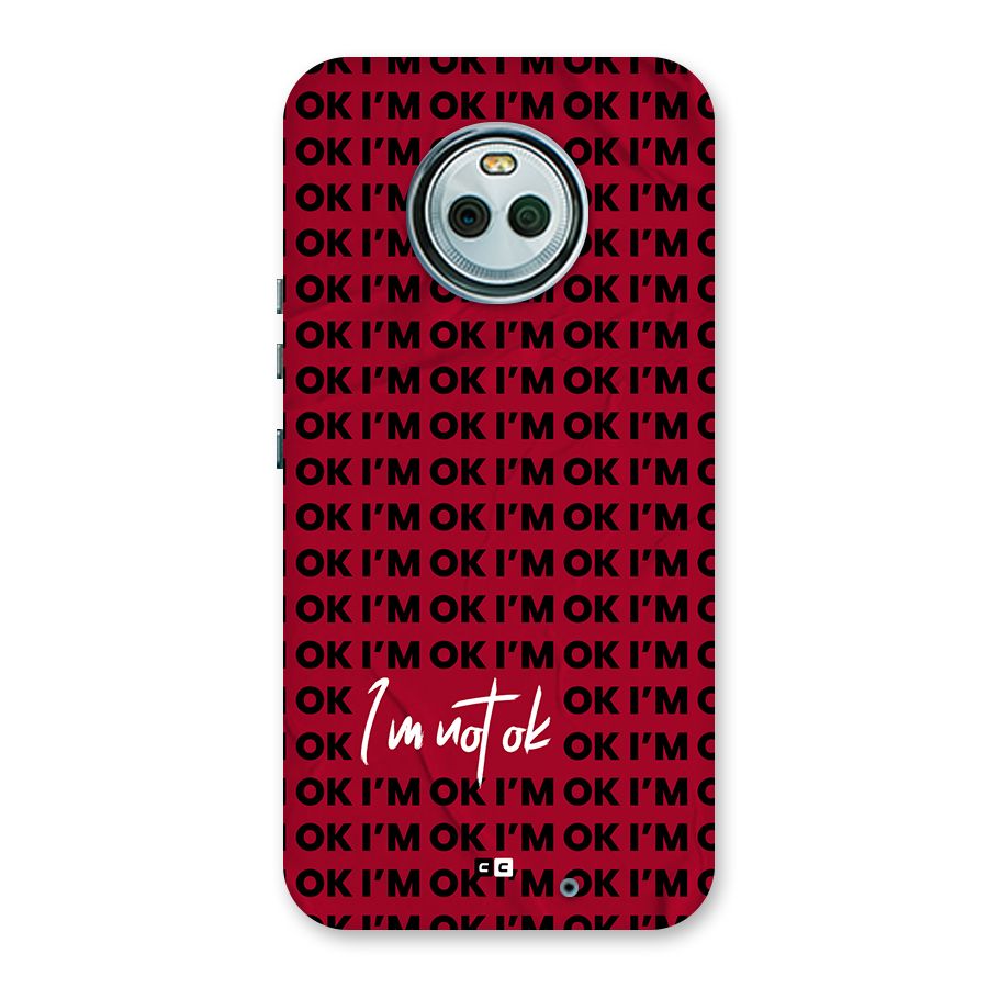Really Not Ok Back Case for Moto X4