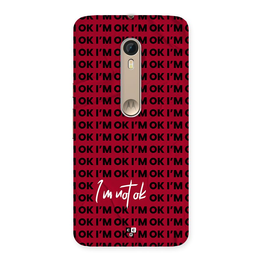 Really Not Ok Back Case for Moto X Style
