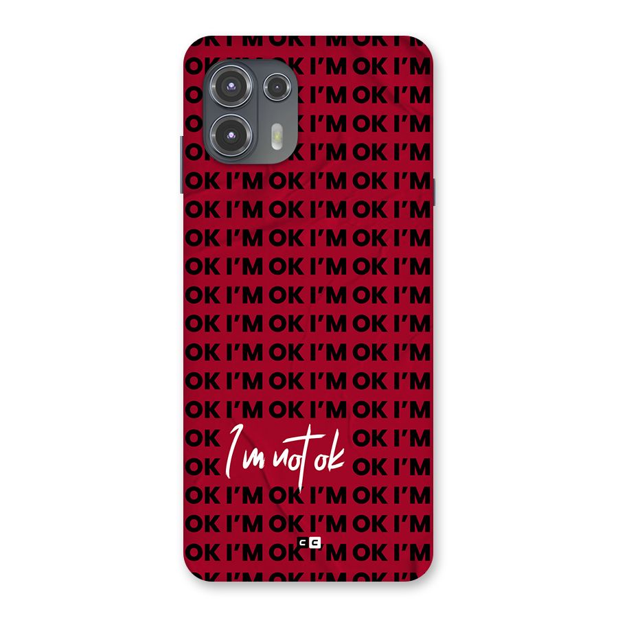 Really Not Ok Back Case for Motorola Edge 20 Fusion