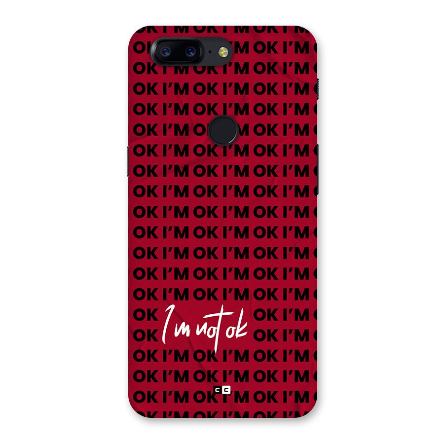 Really Not Ok Back Case for OnePlus 5T