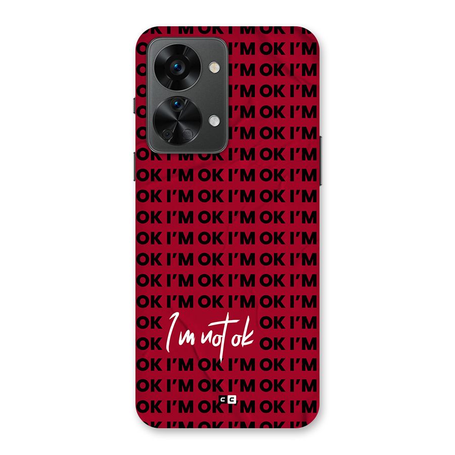 Really Not Ok Back Case for OnePlus Nord 2T
