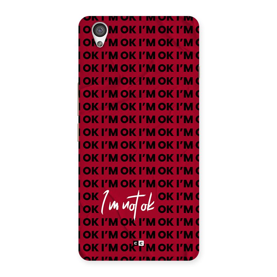 Really Not Ok Back Case for OnePlus X