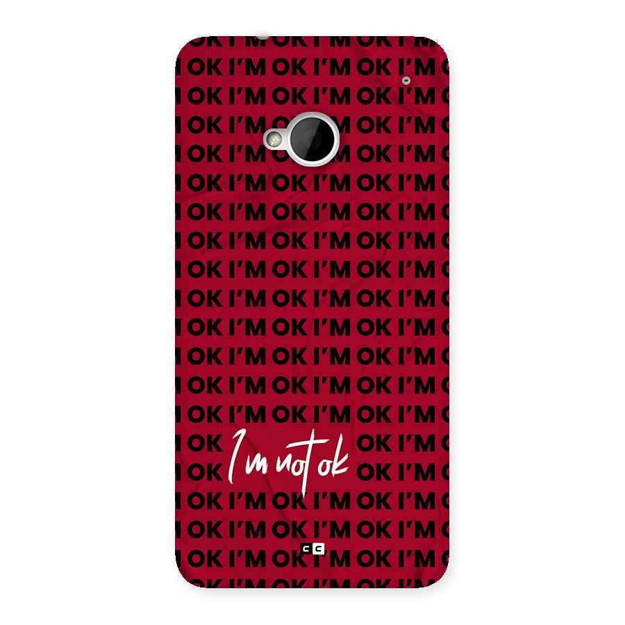 Really Not Ok Back Case for One M7 (Single Sim)