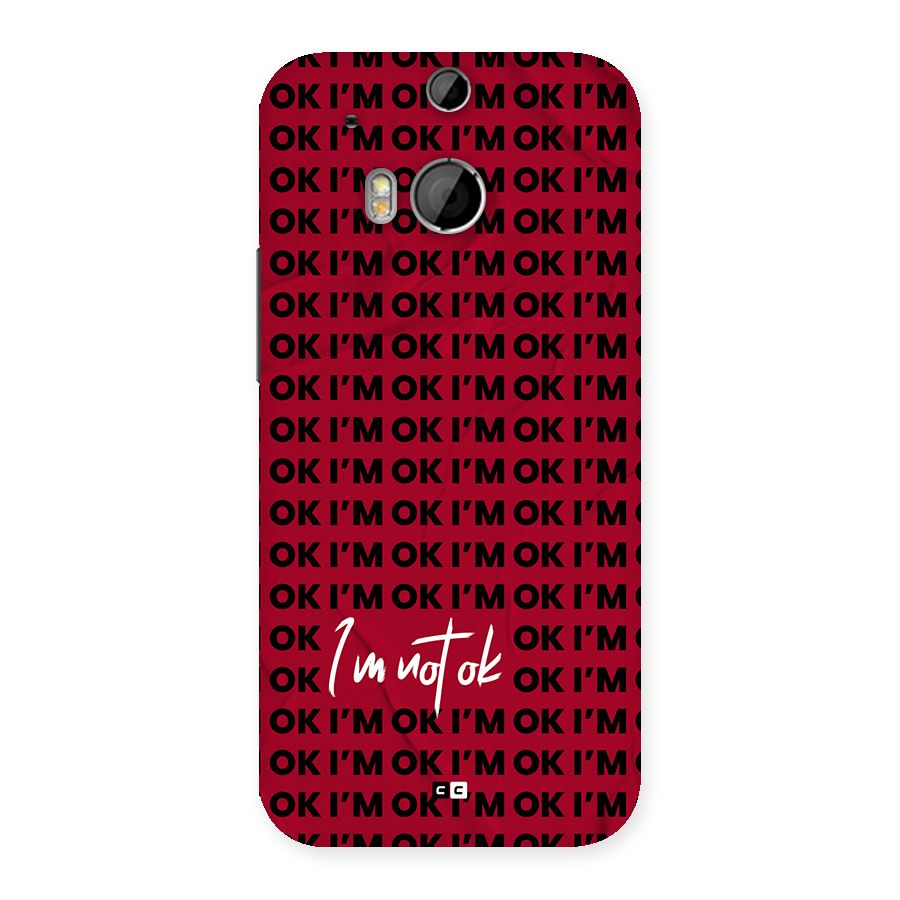 Really Not Ok Back Case for One M8