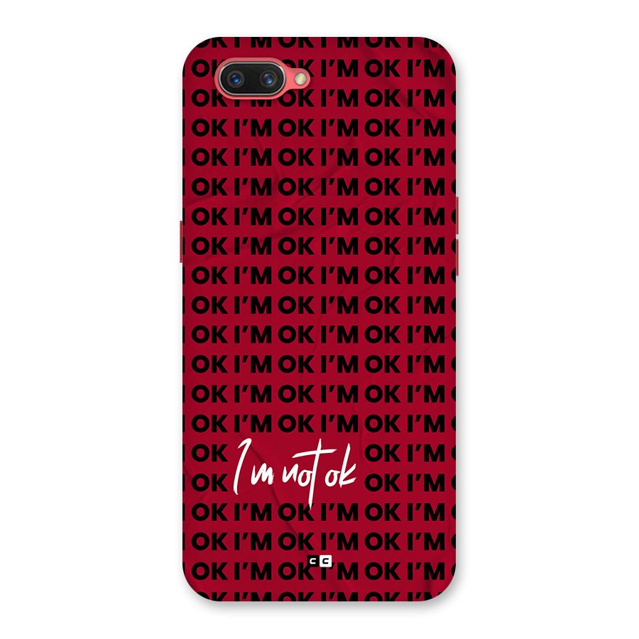 Really Not Ok Back Case for Oppo A3s