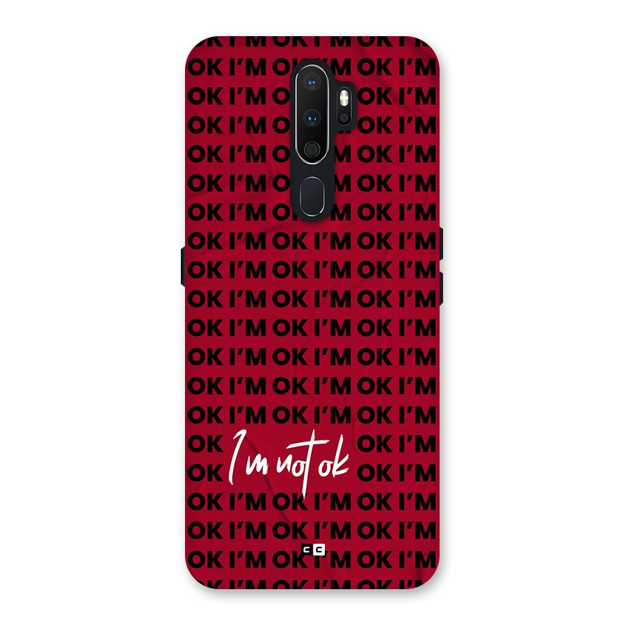 Really Not Ok Back Case for Oppo A5 (2020)