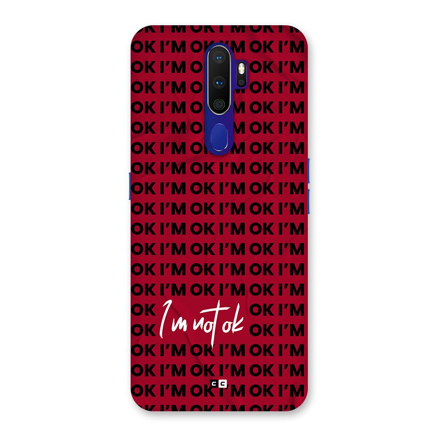 Really Not Ok Back Case for Oppo A9 (2020)