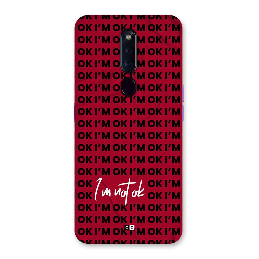 Really Not Ok Back Case for Oppo F11 Pro