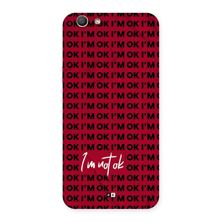 Really Not Ok Back Case for Oppo F1s