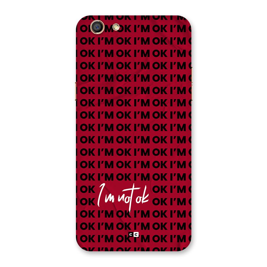 Really Not Ok Back Case for Oppo F3