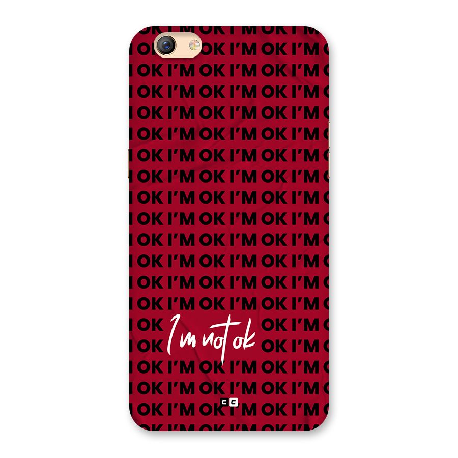 Really Not Ok Back Case for Oppo F3 Plus