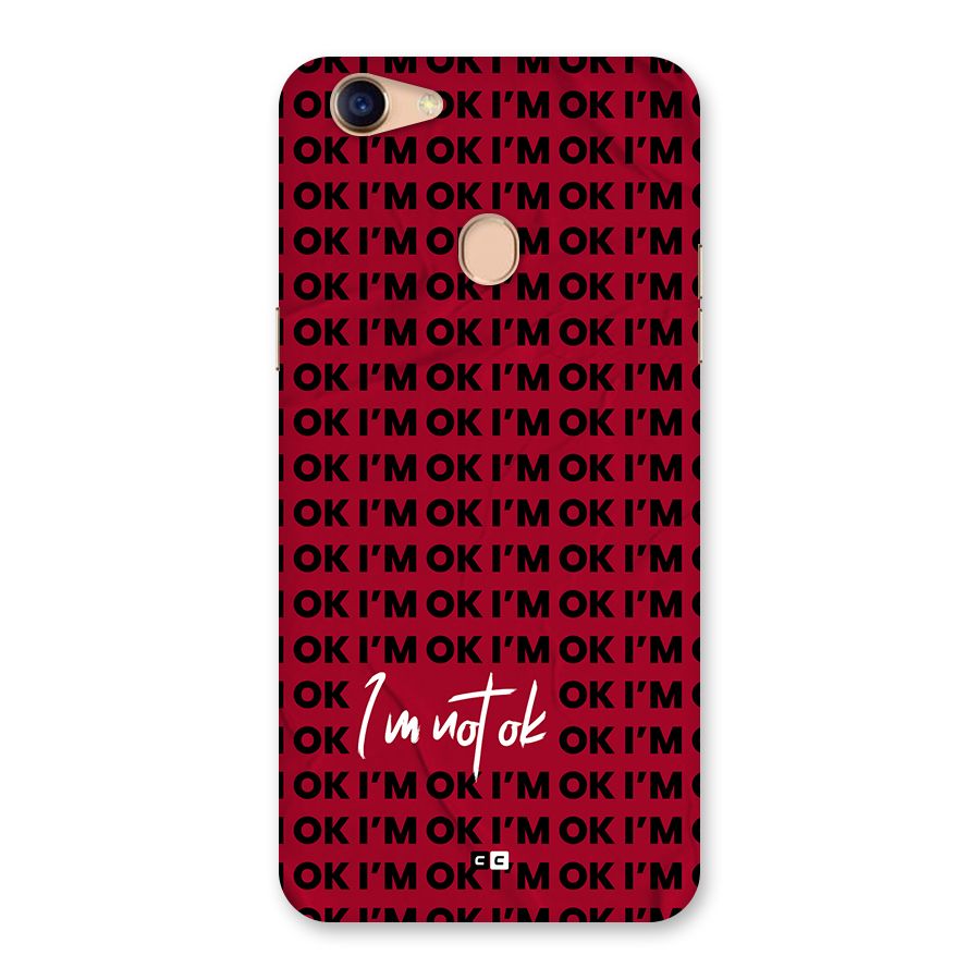 Really Not Ok Back Case for Oppo F5