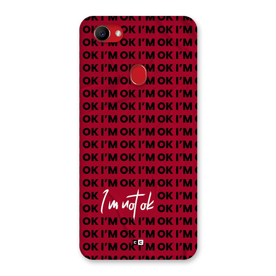 Really Not Ok Back Case for Oppo F7