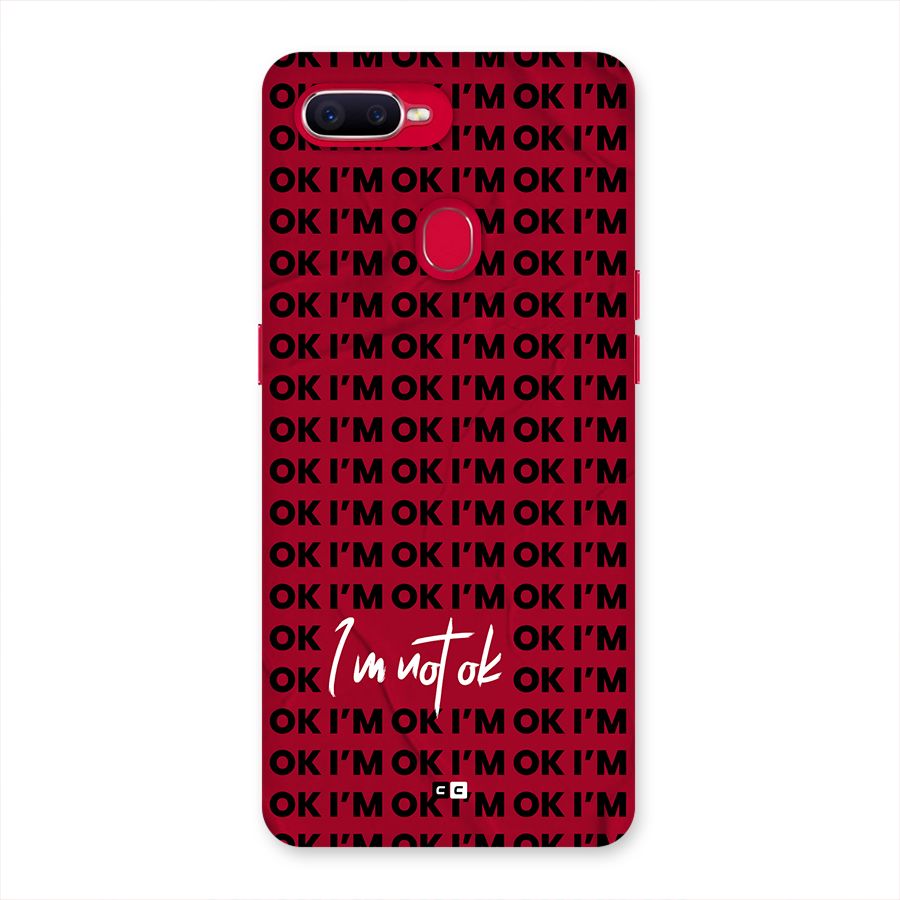 Really Not Ok Back Case for Oppo F9 Pro