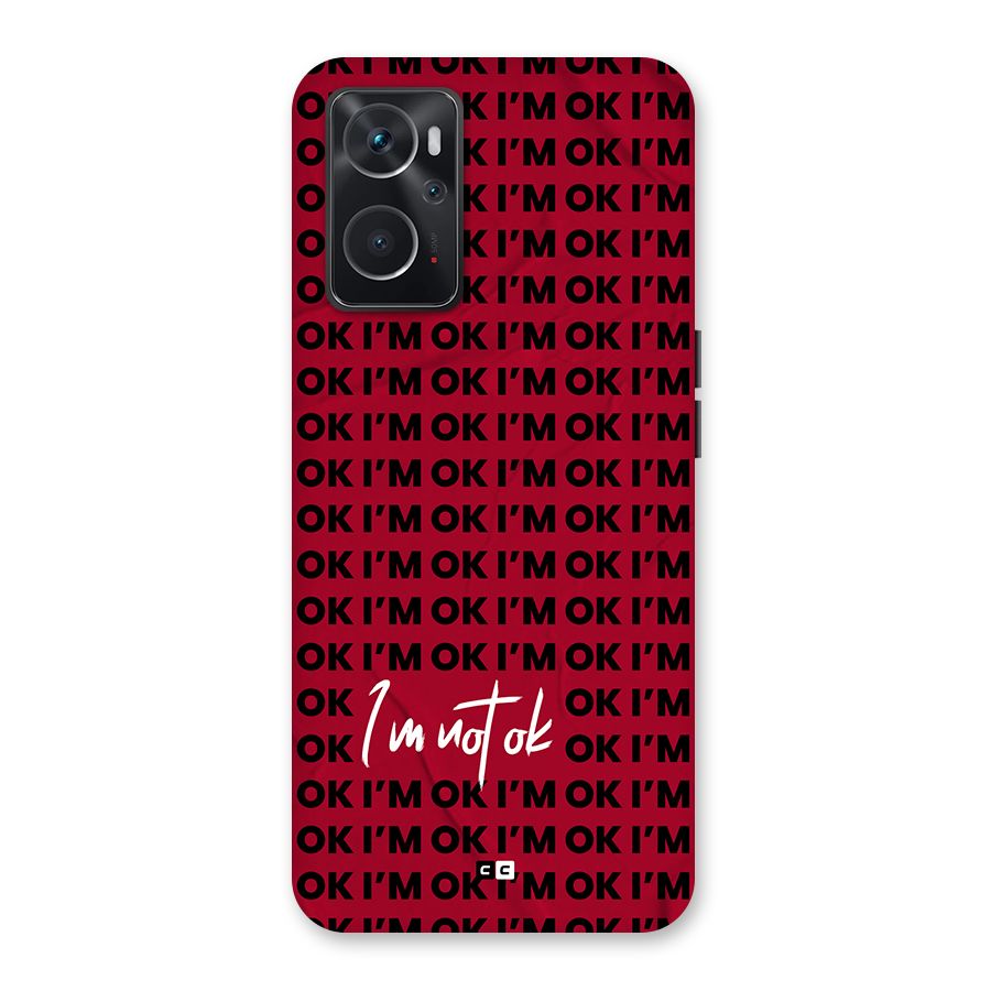Really Not Ok Back Case for Oppo K10 4G