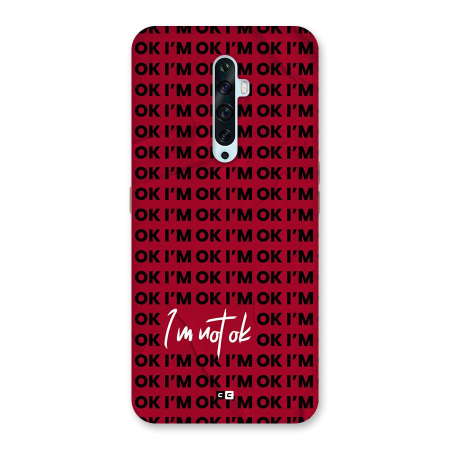 Really Not Ok Back Case for Oppo Reno2 Z