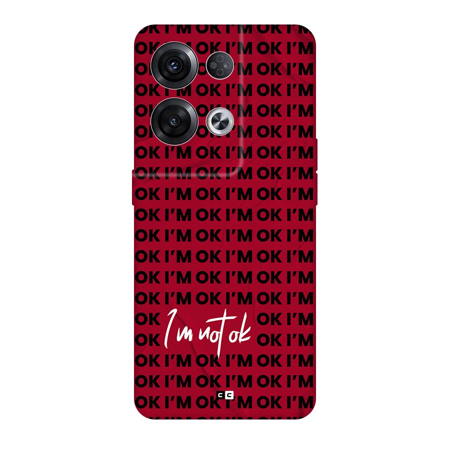 Really Not Ok Back Case for Oppo Reno8 Pro 5G