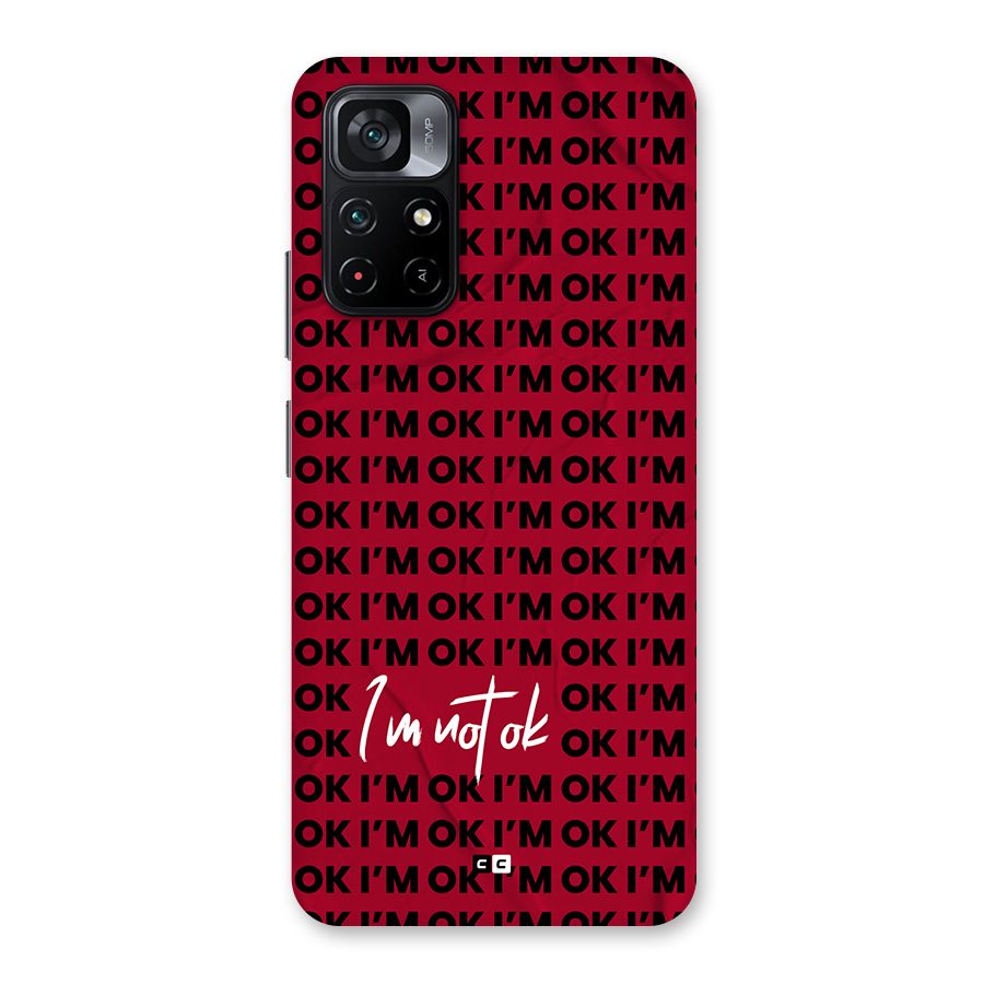 Really Not Ok Back Case for Poco M4 Pro 5G